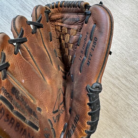 Mizuno Vintage Professional Model MVT1150 Baseball Glove 11.5” LHT Leather - Picture 3 of 5